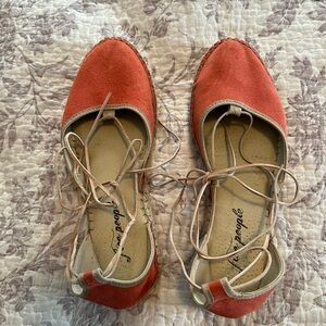 Free People Coral Espadrilles